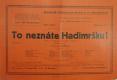 Praha-Strašnice, Dělnické ochotnické divadlo, To neznáte Hadimršku - plakát, 1931