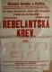 Polička, Ochotníci, Rebelantská krev - plakát, 1928