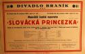 Praha-Braník, SDO, Divadlo Braník, Slovácká princezna - plakát, 1929