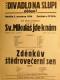 Praha-Nové Město, Vzděl. sbor vyšehradský, Divadlo Na Slupi, Zdeňkův sen - Sv. Mikuláš jde k nám - plakát, 1934
