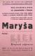 Němčice, SČM, Maryša - plakát, 1946