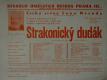 Praha-Malá Strana,  Česká scéna Jana Nerudy, Strakonický dudák - plakát, 1941