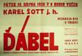Třebíč, Vrchlický, Ďábel - plakát, 1932