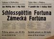 Polička, Ochotníci, Zámecká fortuna - plakát, 1944
