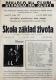 Praha, Poštovní spořitelna, Dramatický soubor, Škola základ života - plakát, v Divadle Na Slupi, 1947