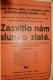 Rabí, SDO Vlastimil a Místní osvětová komise, Zasvitlo nám slunko zlaté – plakát, 1936