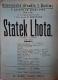 Radim, Spolek divadelních ochotníků, Statek Lhota- plakát, 1882