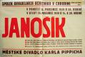 Chrudim, Spolek divadelních ochotníků, Janošík - plakát, 1939