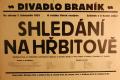 Praha-Braník, SDO, Shledání na hřbitově - plakát, 1933
