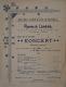 Hořice, JDO, Koncert - plakát, 1901