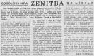 Mladá Boleslav, Kolár, recenze 1962-1975, Ženitba, 1963