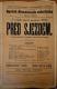 Nová Paka, SDO, Před sjezdem - plakát, 1893
