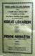 Dolní Stakory, Tyl, Krejčí lékařem (J. Strakatý) / První nebožtík (přel. E. Pešková) - plakát,1913
