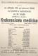 Sudoměřice u Bechyně, Měšťanská škola, Krakonošova medicína – plakát, 1946