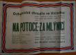 Vitiněves, SDO, Na potoce - za mlýnicí - plakát, 1939