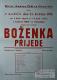 Chmelík, ČSM, Boženka přijede - plakát, 1951