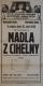 Žďár nad Sázavou, Sázavan-Havlíček, Madla z cihelny - plakát, 1935