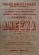 Polička, Spolek divadelních ochotníků, Anežka - plakát, 1919