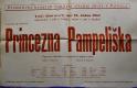 Polička, Osmoletá střední škola, Princezna Pampeliška - plakát, 1954