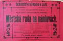 Luže, Jaroslav, Městská rada na námluvách - plakát, 1913