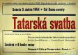 Třebíč, Západomoravské strojírny, Tatarská svatba - plakát, 1954