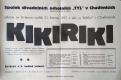 Chudenice, SDO Tyl, Kikiriki – plakát, 1937