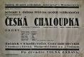 Hroubovice, Klicpera, Kniha plakátů, Česká chaloupka - plakát, 1934