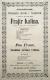Němčice, SDO, Frajtr Kalina - Pan Franz aneb Sedlák šelma velká - plakát, 1875