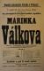 Přelouč, Besední ochotnické divadlo, Márinka Válkova - plakát, 1895
