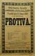 Polička, Ochotníci, Protiva - plakát, 1880