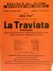 Praha, Opera Studio, La Traviata - plakát, v Divadle Na Slupi, 1936