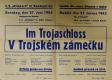 Sádek, SDO Klicpera, V trojském zámečku - plakát, 1943