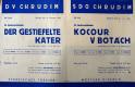 Chrudim, Spolek divadelních ochotníků, Kocour v botách - plakát, 1942