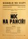 Praha-Nové Město, Divadlo Na Slupi, Noc na Pancíři - plakát, 1934