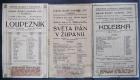 Prostějov, PAMÁTNÍK o div. činnosti J. Zlámala, programy Loupežník, Světapán v županu, 1920, Kolébka, 1921
