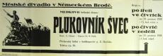 Havlíčkův Brod, SDO, Plukovník Švec - plakát,  1928