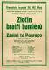 Plzeň, Záv. klub RPZ (Plzeňské energetické rozvodné závody), Zločin bratří Lumiérů – plakát, 1959