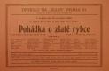 Divadlo Na Slupi, Pohádka o zlaté rybce - plakát, 1928