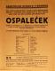 Praha-Podolí, děti městského útulku občanské školy, Ospaleček - plakát, v Divadle Braník, (1929?)