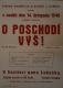 Cerekvice nad Bystřicí, JDO, O poschodí výš! - plakát, 1948