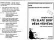 Horšovský Týn, MKZ, Tři zlaté zuby Děda Vševěda - program, 2002