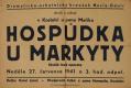 Praha-Nusle, Dramaticko-ochotnický kroužek, Hospůdka u Markyty - plakát, v Kostelci, 1941