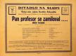 Praha-Nové Město, Divadlo Na Slupi, Pan profesor se zamiloval - plakát, 1931