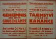 Hořice, Skupina přátel loutkového divadla, Tajemství starého kahance - plakát, 194x