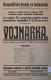 Přelouč, Občanská beseda, Vojnarka - plakát, 1925