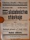 Mlázovice, SDO, Když služebnictvo stávkuje - plakát, 1925
