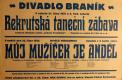 Praha-Braník, SDO, Můj mužíček je anděl - plakát, 1933