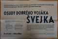 Liberec, ZK Severočeského divadla, Osudy dobrého vojáka Švejka - plakát, 1954