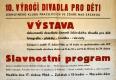 Žďár nad Sázavou, Divadlo pro děti JKP, 10. výročí divadla pro děti - plakát, 1966