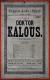 Holice, Klicpera, Doktor Kalous - plakát, 1889